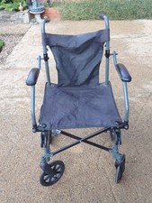 DRIVE - QUALITY FULLY FOLDING  WHEEL CHAIR - WITHOUT FOOT RESTS - LOOK
