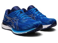 Asics Gel Running Shoes Gel Saiun Electric Blue Mesh Trainers Men's UK 12, 13