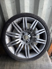 GENUINE BMW 19” FRONT ALLOY WHEEL SPIDER SILVER 8.5Jx19  8036948