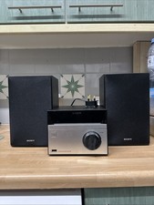 Sony CMT-S20 Micro Hi-Fi Stereo System CD USB FM Radio Player Tested & Working