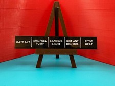 Switch Panel Rocker Placard