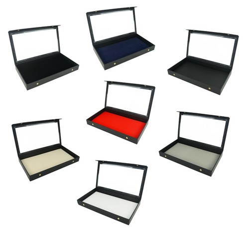 Clear top display case - display,