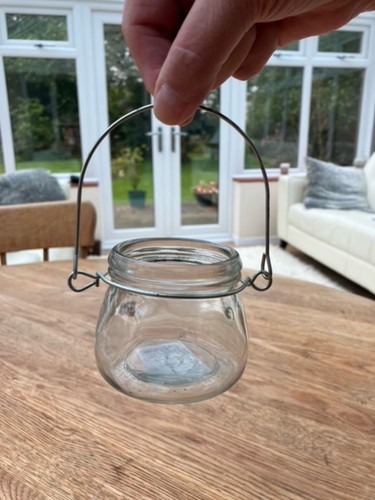 Mini glass hanging - glass,