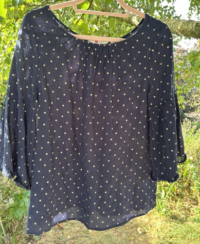 Boden women navy top with - women's,