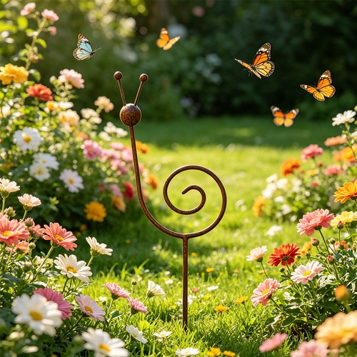 Snail shaped plant support - snail,