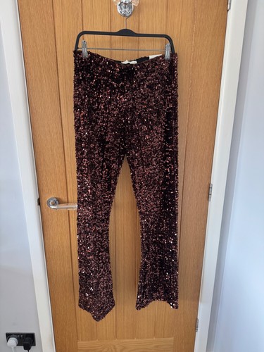 Bnwt zara brown - flared, velvet