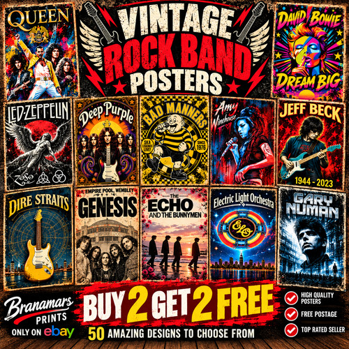 Vintage rock band - vintage, music