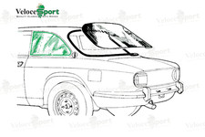 Alfa Romeo 105 Series GT/GTV Green Rear Side Window Glass