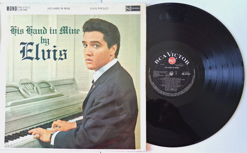 Elvis presley his hand - nm/ex,