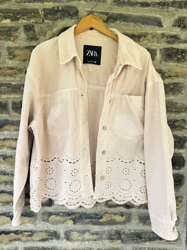 Zara pale pink broderie - pale,