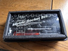 CK 1/4" Metric Socket Set 4611