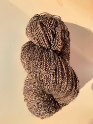 Hand spun corriedale - spun, for