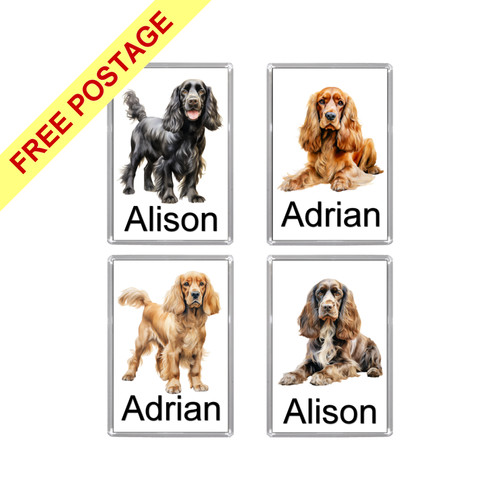Personalised cocker spaniel - personalised,
