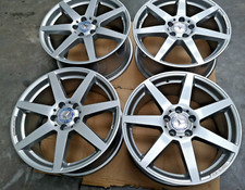 4x GENUINE SILVER MERCEDES A B