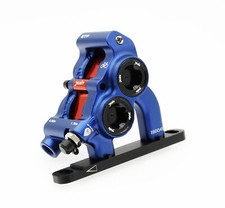 Juin Tech ETF Road CX Bicycle 4-Piston Hydraulic Brake Caliper for 160mm Blue