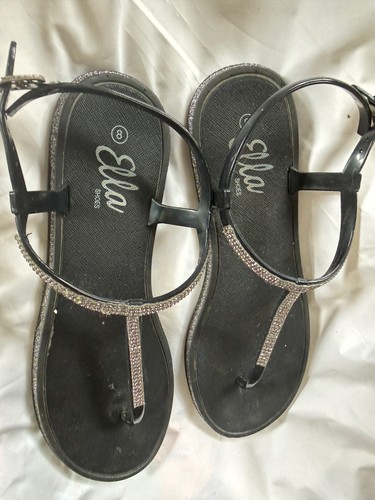 Ella black uk8 eu41 - black, toe