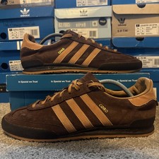 Size UK 10 Adidas Cord Amsterdam Brown/Tan Suede Trainers 2020 Originals Vintage
