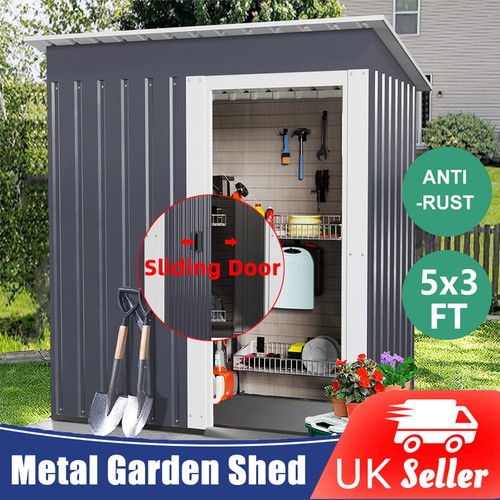 5x3ft metal garden storage - garden,