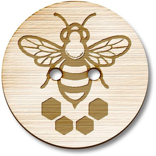 Bee honeycomb wooden - 'bee, &