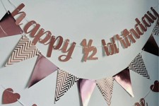 Half Birthday Decor. Two Wall