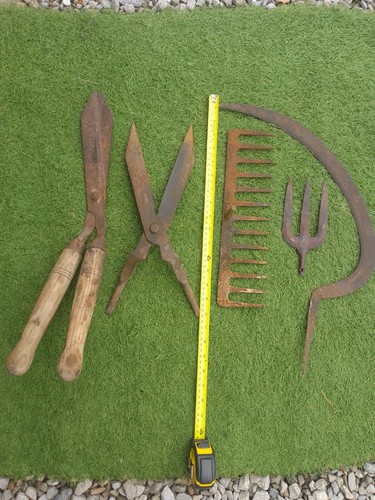 Various vintage garden - garden, tools