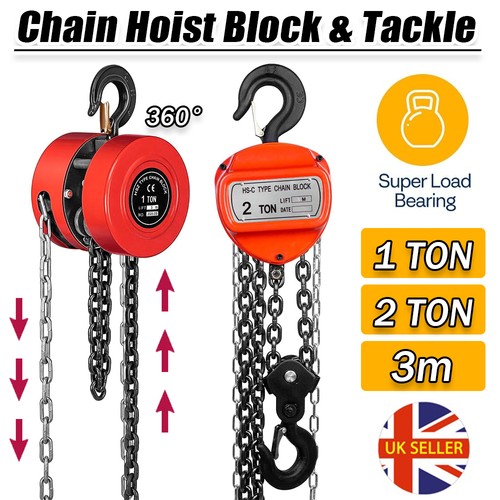 Chain hoist block and tackle - chain, 2