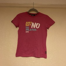 Plain Lazy pink cotton T-shirt