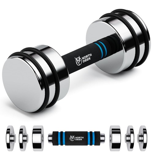 Dumbbells set adjustable - set,