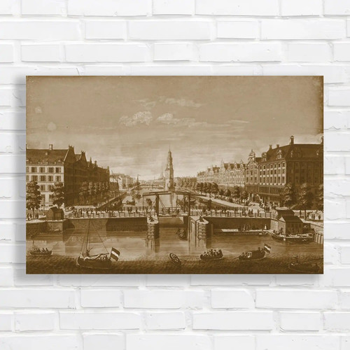 Vintage canal city landscape - canal,