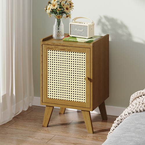 Bedside table rattan - bedside,