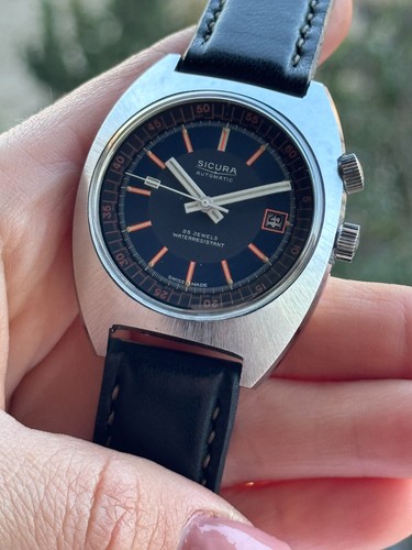 Vintage sicura automatic diver - vintage,