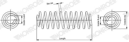 Suspension spring sp4037 - spring,