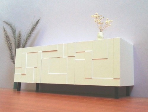 White sideboard credenza 6 - sideboard/credenza, 1:6