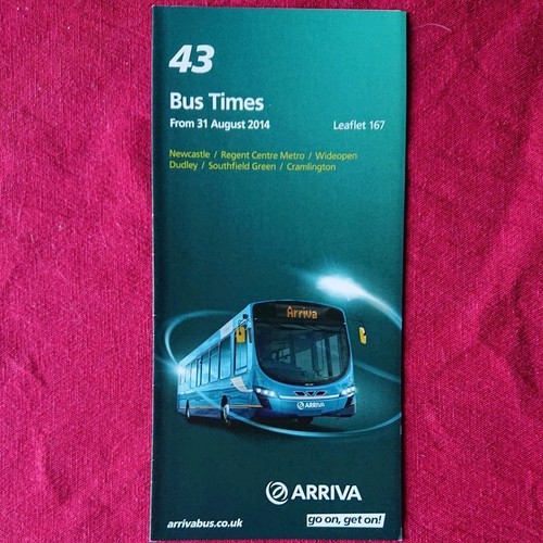 Arriva north east - north, timetable