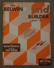 Belwin Band Builder Part 2 E flat Mellophone Music Book