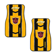 BumbleBee B-127 Chevrolet Autobot Transformers Design Pair Front Floor Car Mats