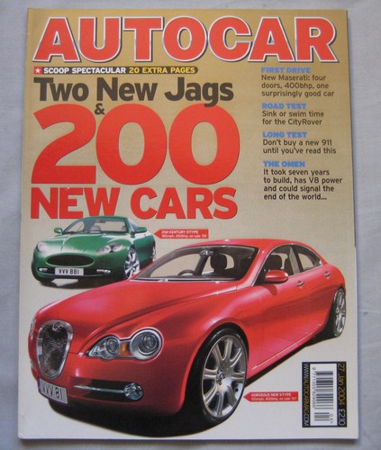 Autocar magazine 2004 - magazine, 27/1/2004