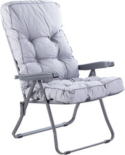 Garden Recliner - Charcoal
