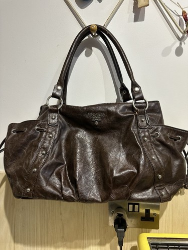 Vintage prada cowhide leather - vintage,