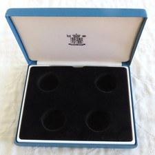4 COIN ROYAL MINT BLUE