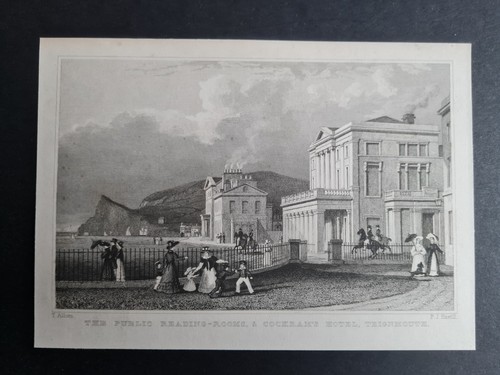 Antique 1829 print public - -,