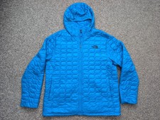 North Face Jacket Mens Extra Large Blue Puffer Thermoball Outdoor Quilted Hiking