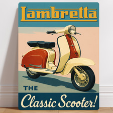Lambretta Scooter MOD Retro