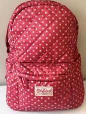Cath Kidston Quilted Red dotted backpack Rucksack - large - VERY GOOD