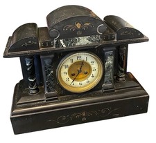 Antique Slate & Marble Mantle