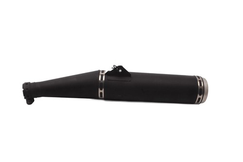 Exhaust muffler silencer round