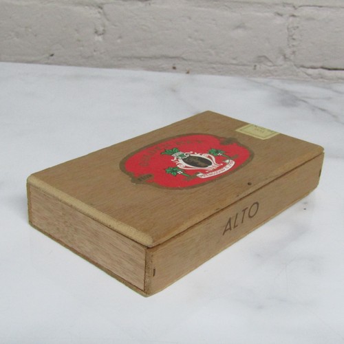 Vintage cigar box alto gold - vintage,