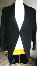 Vintage black wool morning