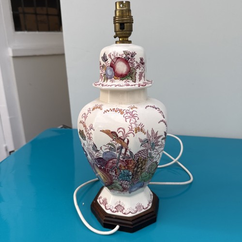 Wedgwood table lamp - table, and