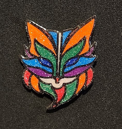 Glitter maine coon cat - pin,